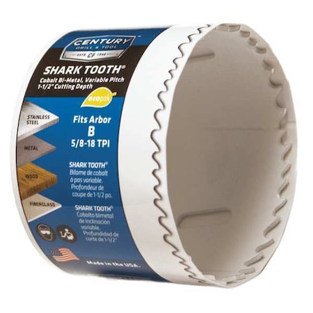 Century Drill & Tool Shark Tooth Bi-Metal Hole Saw 05038