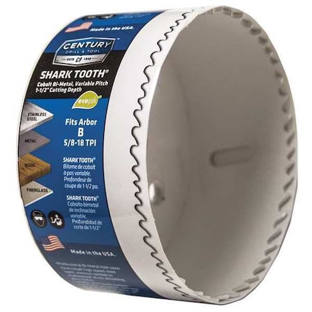 Century Drill & Tool Shark Tooth Bi-Metal Hole Saw 05052