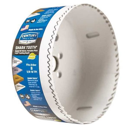 Century Drill & Tool Shark Tooth Bi-Metal Hole Saw 05064