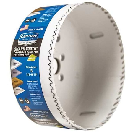 Century Drill & Tool Shark Tooth Bi-Metal Hole Saw 05066