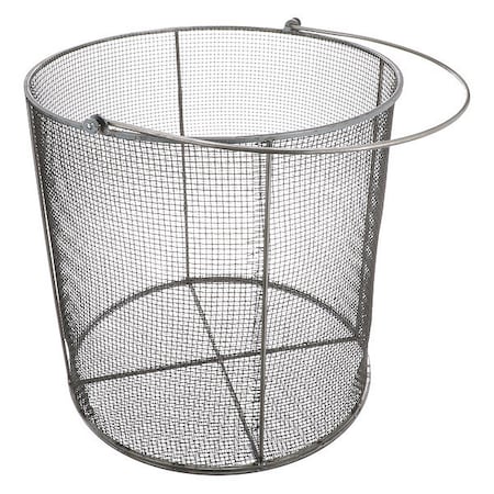 Marlin Steel Wire Products Natural Round #4 Mesh Size, Steel 00-00368243-81