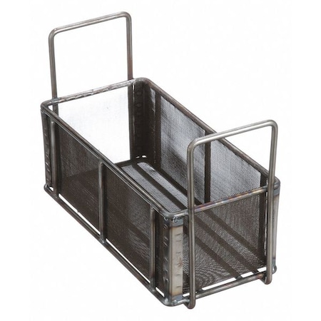 Marlin Steel Wire Products Rectangular Parts Washing Basket, #30 Mesh Size, Steel, Natural 00-00368244-81