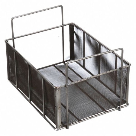 Marlin Steel Wire Products Natural Rectangular Parts Washing Basket, Steel 00-00368249-81