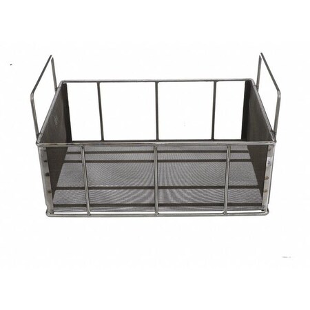 Marlin Steel Wire Products Rectangular Parts Washing Basket, #30 Mesh Size, Steel, Natural 00-00368251-81