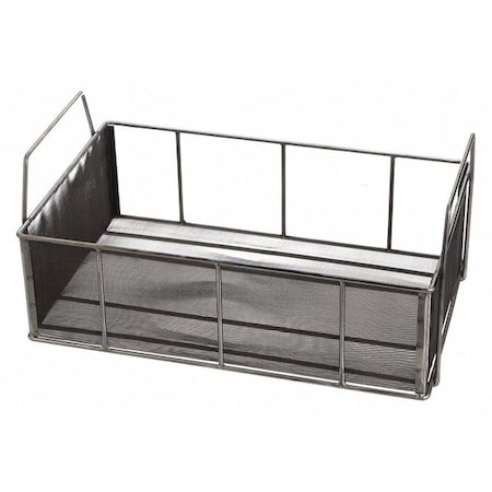 Marlin Steel Wire Products Rectangular Parts Washing Basket, #30 Mesh Size, Steel, Natural 00-00368254-81