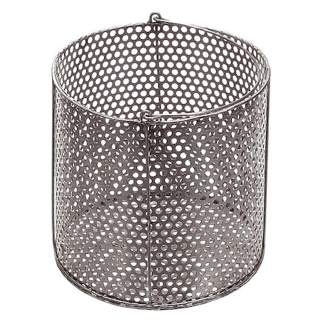Marlin Steel Wire Products Round Parts Washing Basket, #4 Mesh Size, Steel, Natural 00-00368224-81