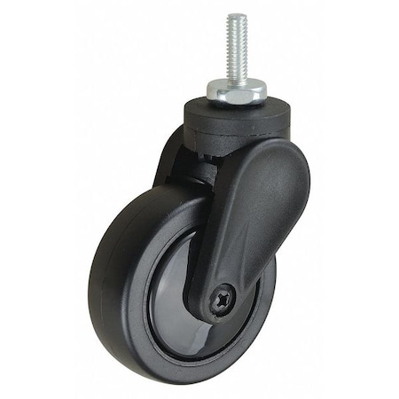 Zoro Select Stem Caster, Threaded, 3" Wheel Dia. 429H19