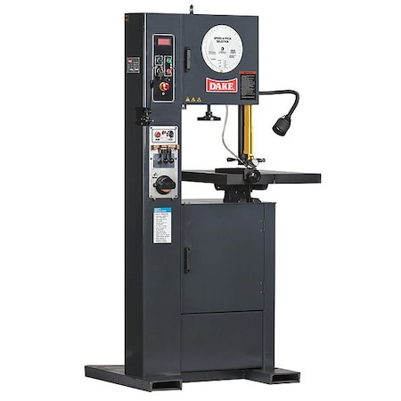 Dake Band Saw, 10" x 15" Rectangle, 10" Round, 10 in Square, 220/440V AC V, 2 hp HP 987030-2