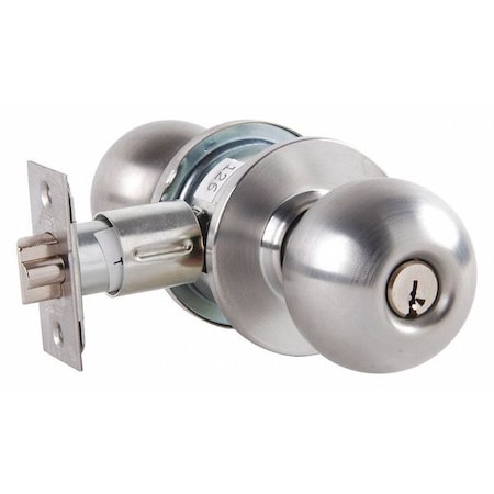 ARROW LOCK Knob Lockset, Mechanical, Entrance/Office MK11BD 26D CS