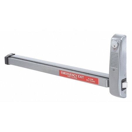 Arrow Lock Panic Alarm Device, Satin Alum., Mortise F430F AL