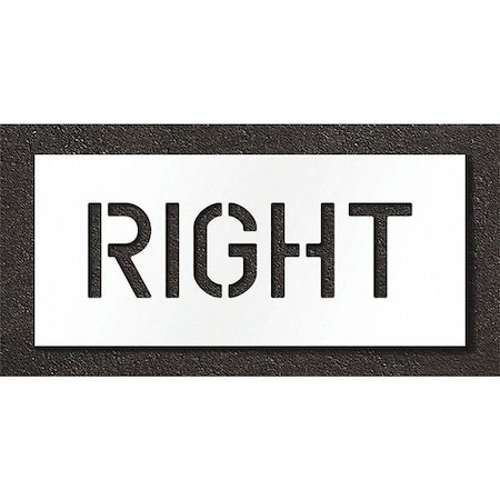 Rae Pavement Stencil, Right, STL-108-70621 STL-108-70621