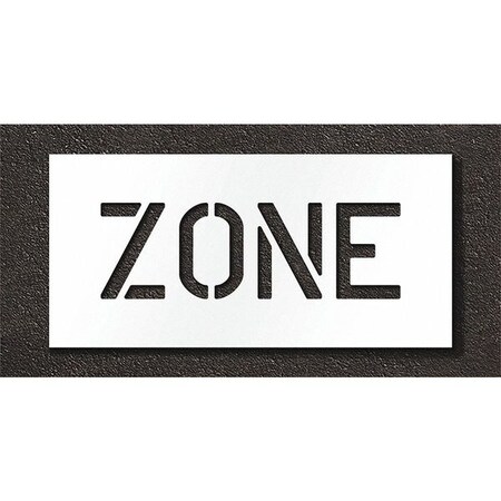 Rae Pavement Stencil, Zone, STL-108-70624 STL-108-70624