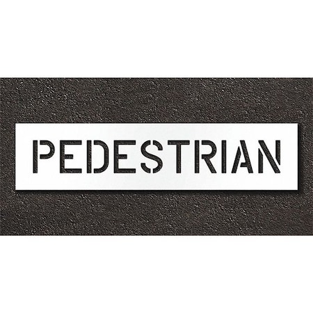 Rae Pavement Stencil, Pedestrian, STL-108-70625 STL-108-70625
