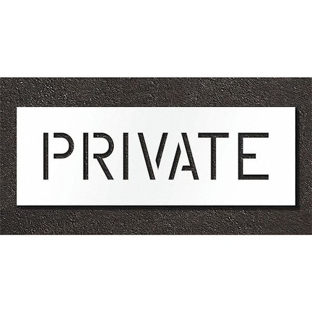 Rae Pavement Stencil, Private, STL-108-70629 STL-108-70629