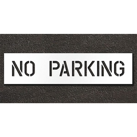 Rae Pavement Stencil, No Parking, STL-108-70632 STL-108-70632