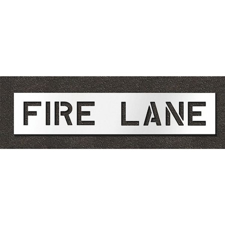 Rae Pavement Stencil, Fire Lane, STL-108-70831 STL-108-70831