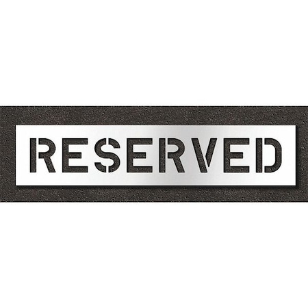 Rae Pavement Stencil, Reserved, STL-108-70833 STL-108-70833