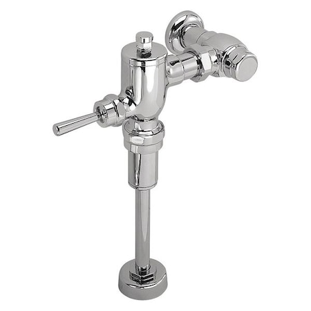 Toto Urinal Manual Flush Valve, 0.5 gpf gpf, 3/4 in Inlet, Lever TMU1LN#CP