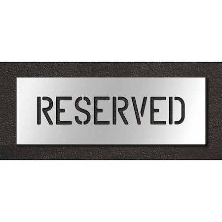 Rae Pavement Stencil, Reserved, STL-108-70433 STL-108-70433