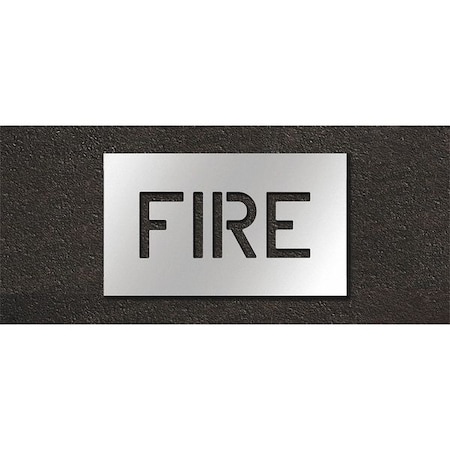 Rae Pavement Stencil, Fire, STL-108-70601 STL-108-70601