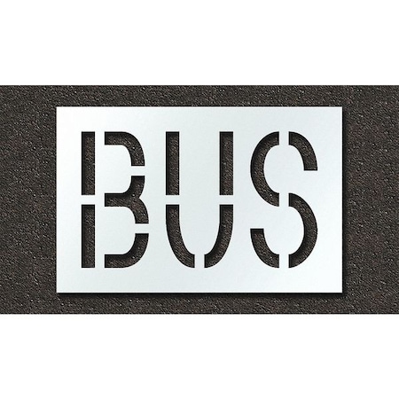 Rae Pavement Stencil, Bus, STL-108-71815 STL-108-71815