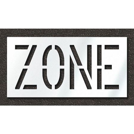 Rae Pavement Stencil, Zone, STL-108-71824 STL-108-71824