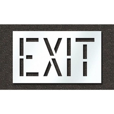 Rae Pavement Stencil, Exit, STL-108-71805 STL-108-71805