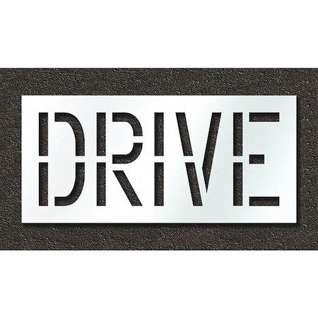 Rae Pavement Stencil, Drive, STL-108-71807 STL-108-71807