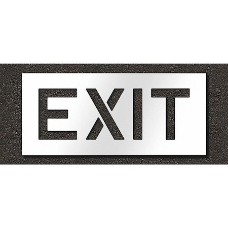 Rae Pavement Stencil, Exit, STL-108-71005 STL-108-71005