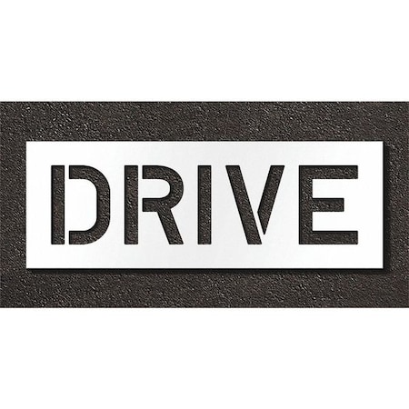 Rae Pavement Stencil, Drive, STL-108-71007 STL-108-71007