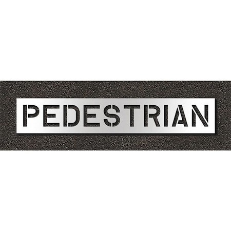 Rae Pavement Stencil, Pedestrian, STL-108-71025 STL-108-71025