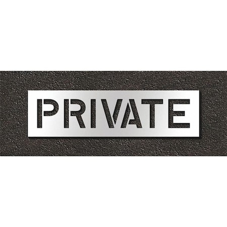 Rae Pavement Stencil, Private, STL-108-71029 STL-108-71029