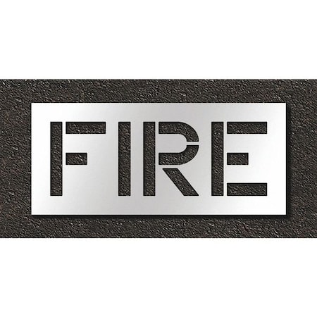 Rae Pavement Stencil, Fire, STL-108-71201 STL-108-71201
