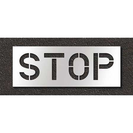 Rae Pavement Stencil, Stop, STL-108-71203 STL-108-71203