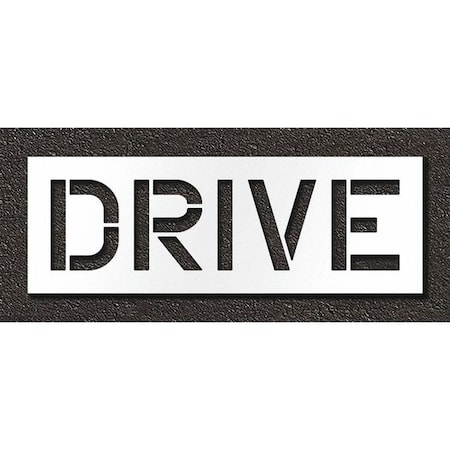 Rae Pavement Stencil, Drive, STL-108-71207 STL-108-71207