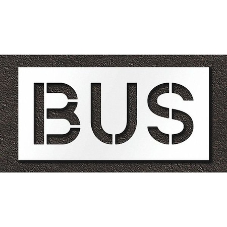 Rae Pavement Stencil, Bus, STL-108-71215 STL-108-71215