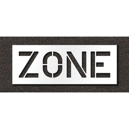 Rae Pavement Stencil, Zone, STL-108-71224 STL-108-71224