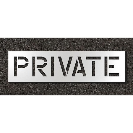 Rae Pavement Stencil, Private, STL-108-71229 STL-108-71229