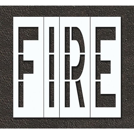 Rae Pavement Stencil, Fire, STL-108-74801 STL-108-74801