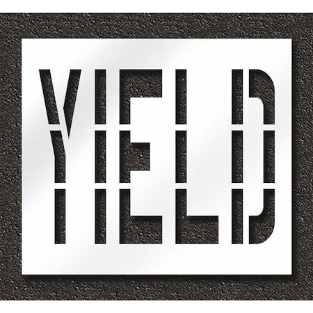 Rae Pavement Stencil, Yield, STL-108-73626 STL-108-73626