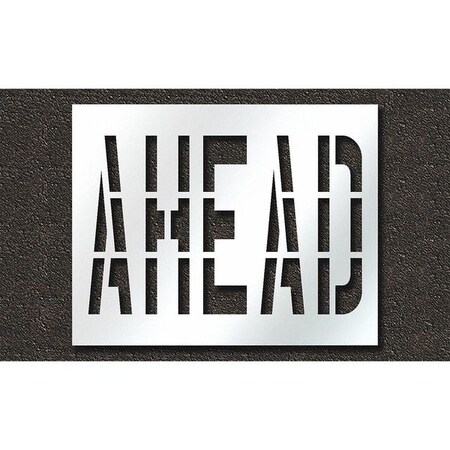 Rae Pavement Stencil, Ahead, STL-108-73628 STL-108-73628