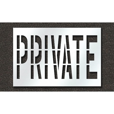 Rae Pavement Stencil, Private, STL-108-73629 STL-108-73629