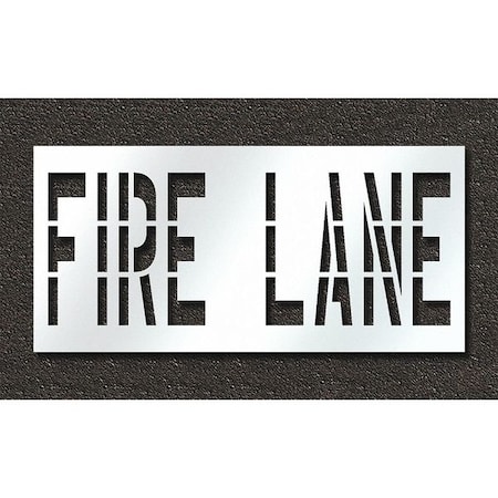 Rae Pavement Stencil, Fire Lane, STL-108-73631 STL-108-73631