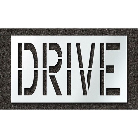 Rae Pavement Stencil, Drive, STL-108-72407 STL-108-72407