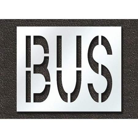 Rae Pavement Stencil, Bus, STL-108-72415 STL-108-72415
