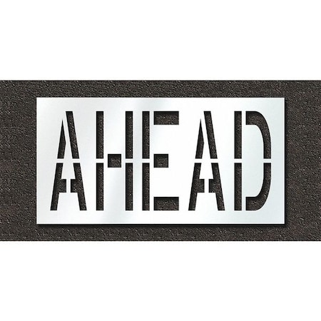 Rae Pavement Stencil, Ahead, STL-108-72428 STL-108-72428