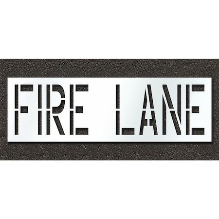 Rae Pavement Stencil, Fire Lane, STL-108-72431 STL-108-72431
