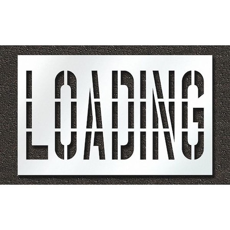 Rae Pavement Stencil, Loading, STL-108-73612 STL-108-73612