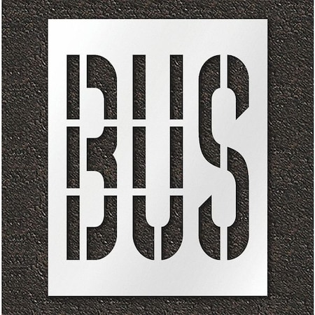 Rae Pavement Stencil, Bus, STL-108-73615 STL-108-73615
