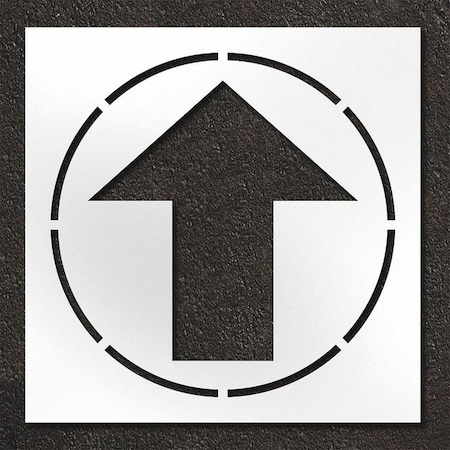 Rae Pavement Stencil, Straight Arrow, STL-108-14808 STL-108-14808